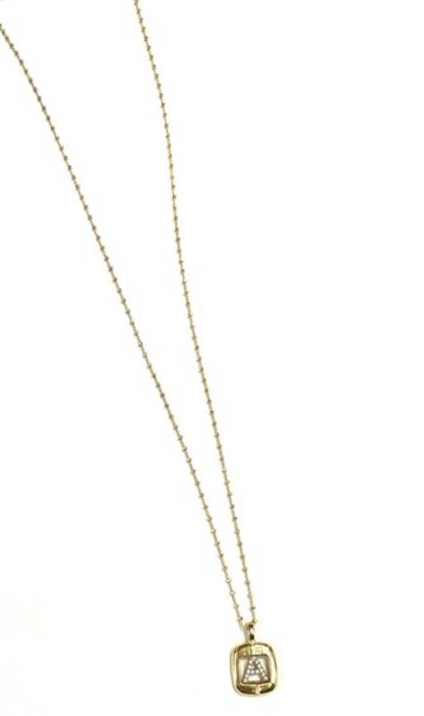 Collana Donna Eleonora Giordani Argento 925 Dorato Componibile Con Simbolo O Iniziale EGCO02