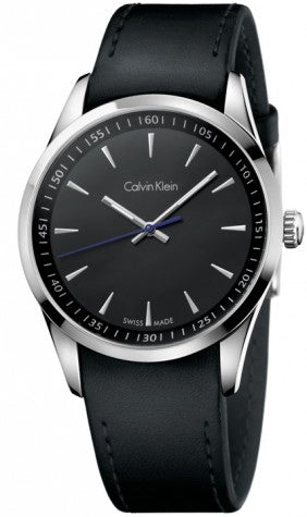 Orologio Uomo Calvin Klein Acciaio Pelle Quarzo Swiss Made K5A311C1