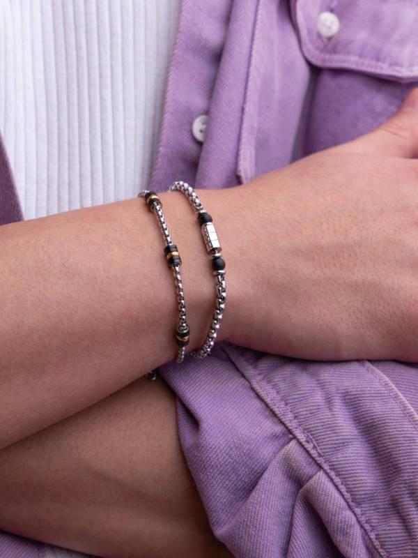 Bracciale Uomo 4US Cesare Paciotti Acciaio Barilotti 4UBR8054