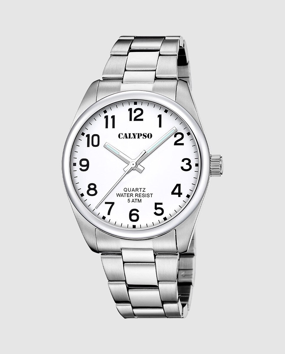 Orologio Uomo Calypso Gomma Quarzo Solo Tempo Acciaio K5862/1