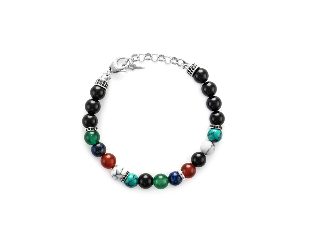 Bracciale Uomo Cesare Paciotti Argento 925 MULTICOLOR JPBR2427B