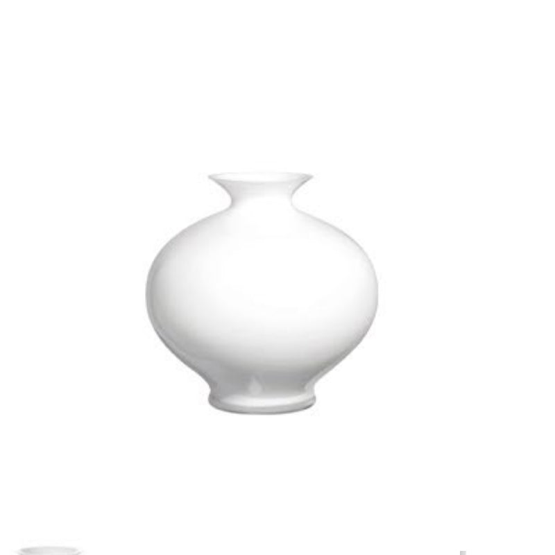 Vaso Cristallo Onlylux Aurora Opale Bianco Altezza 20 cm OL02088