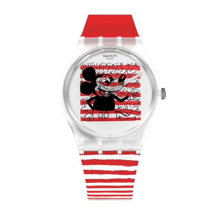 Orologio bambino Swatch solo tempo GZ352 Mouse Mariner