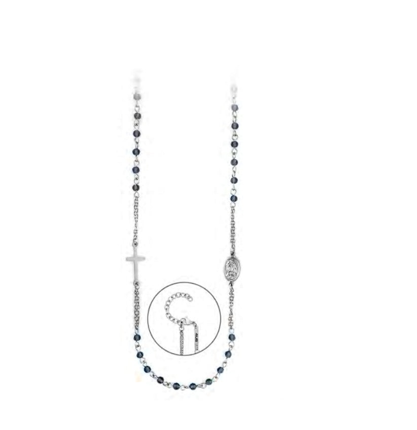 Collana Rosario Uomo 4US Cesare Paciotti Acciaio 4UCL7964