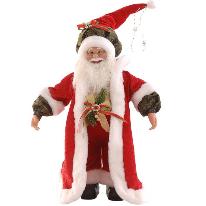 Babbo Natale Vetur 45 cm Rosso 2166