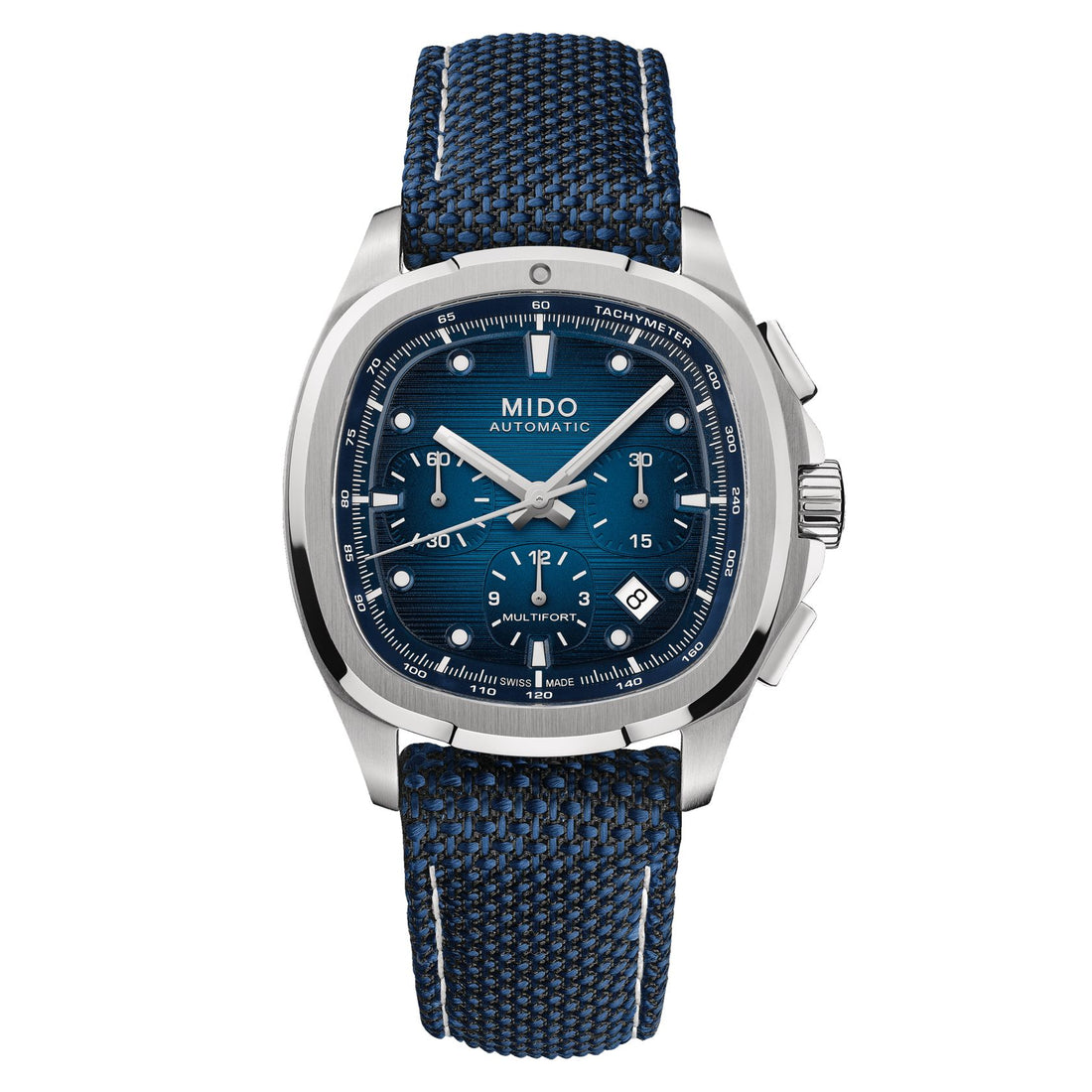 Orologio Uomo Mido Automatico Multifort TV Cronografo Blu M0495271104100