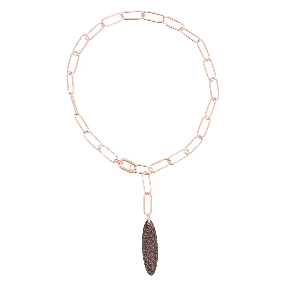 Collana Donna Pesavento Argento 925 Rosè Polvere di Diamanti Ovale WPLVE2879