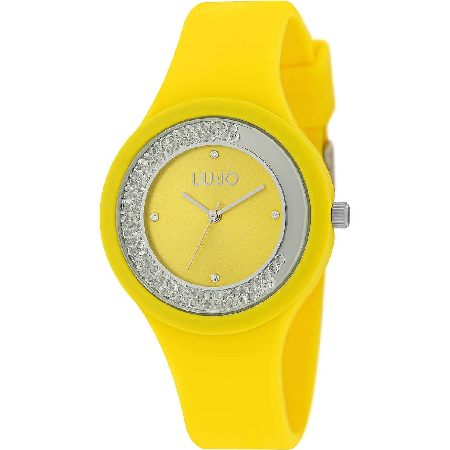 Orologio Donna Liu Jo Quarzo Solo Tempo Dancing Gomma Acciaio Bianco TLJ1427