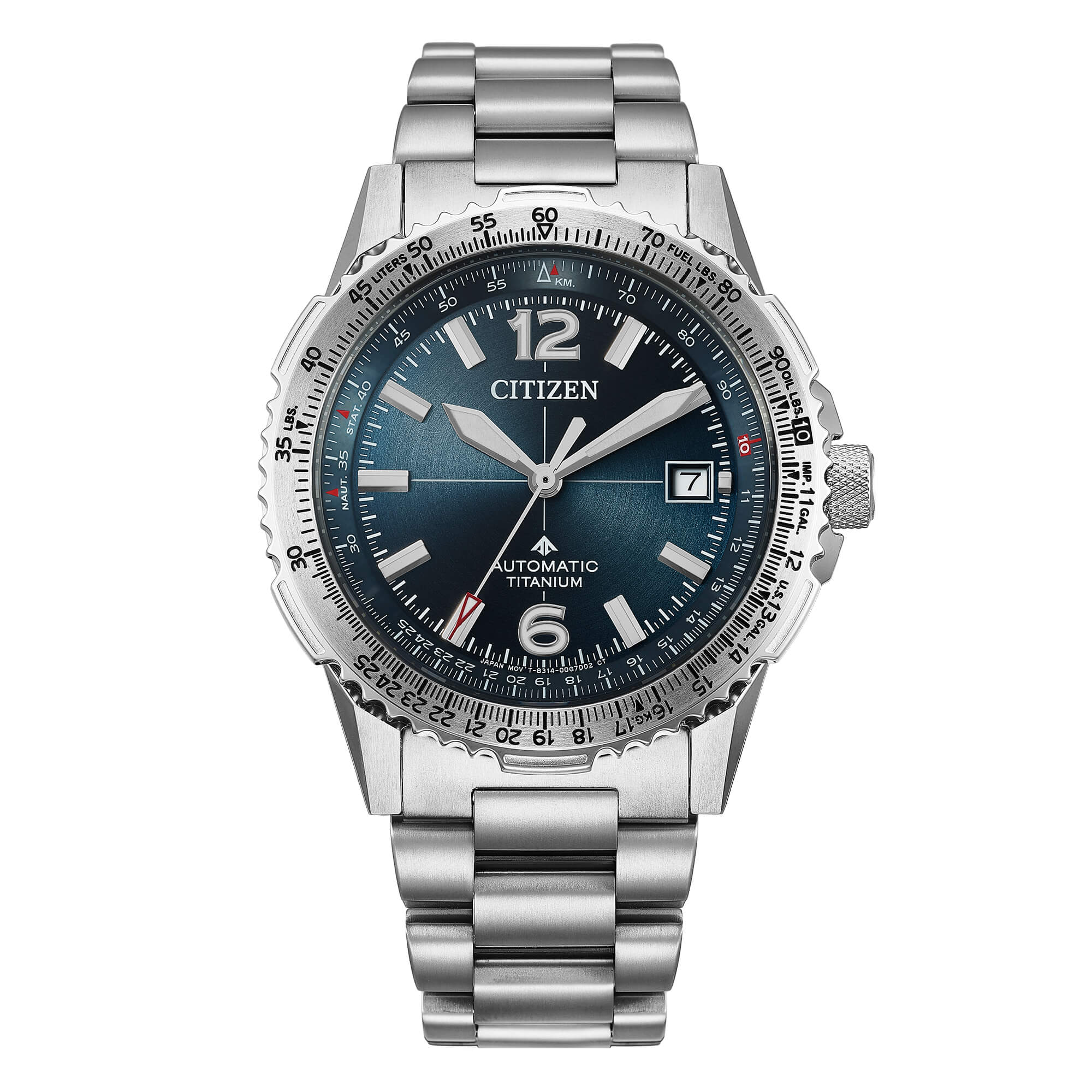 Orologio Uomo Citizen Navihawk Automatico Super Titanio NK0040-58L