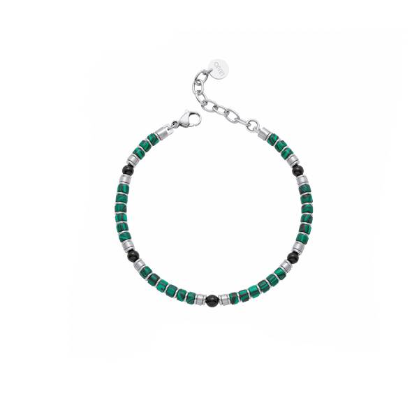 Bracciale Uomo Liu Jo Acciaio Pietre MLJ629