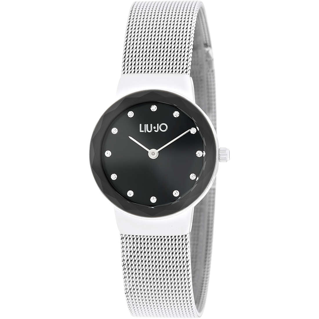 Orologio Donna Liu Jo Aurora Acciaio Solo Tempo Quarzo Quadrante Nero TLJ1859