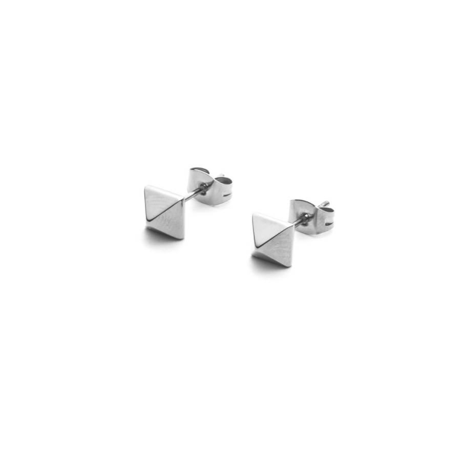 Orecchini Unisex 4US Cesare Paciotti Acciaio Punta Conica 4UOR5671