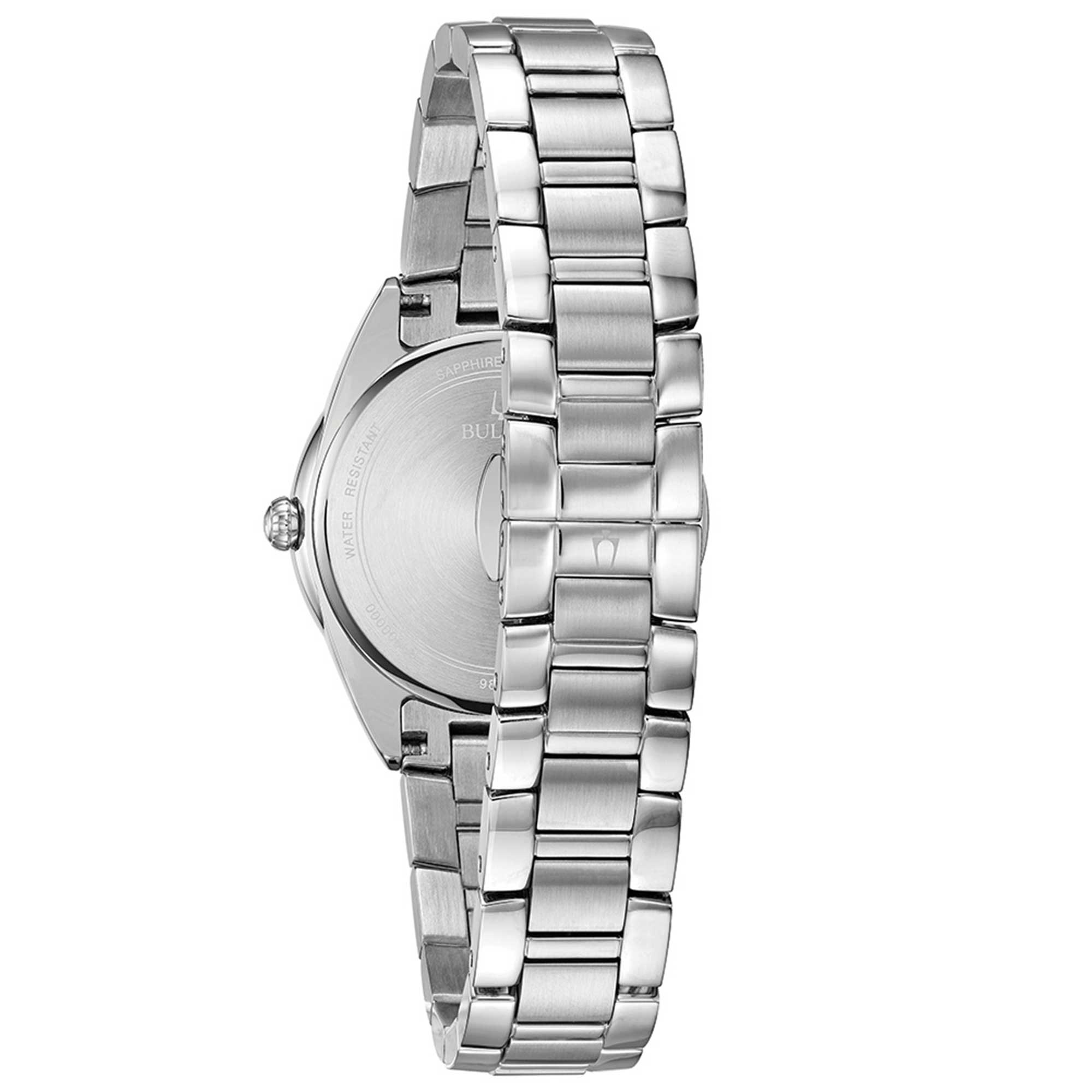 Orologio Donna Bulova Quarzo Solo Tempo Sutton Acciaio Madreperla Diamanti 96P199