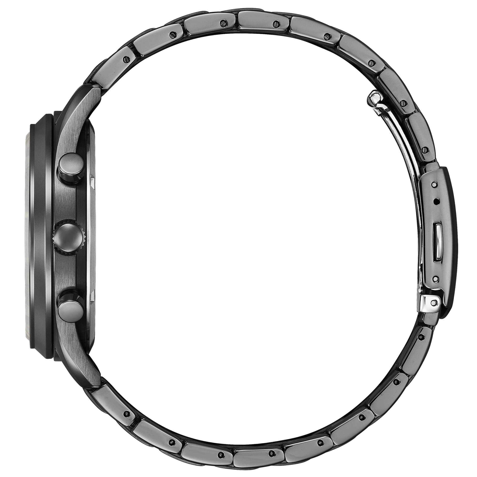 Orologio Uomo Citizen Eco Drive Cronografo Classic Acciaio PVD Nero CA7027-83L