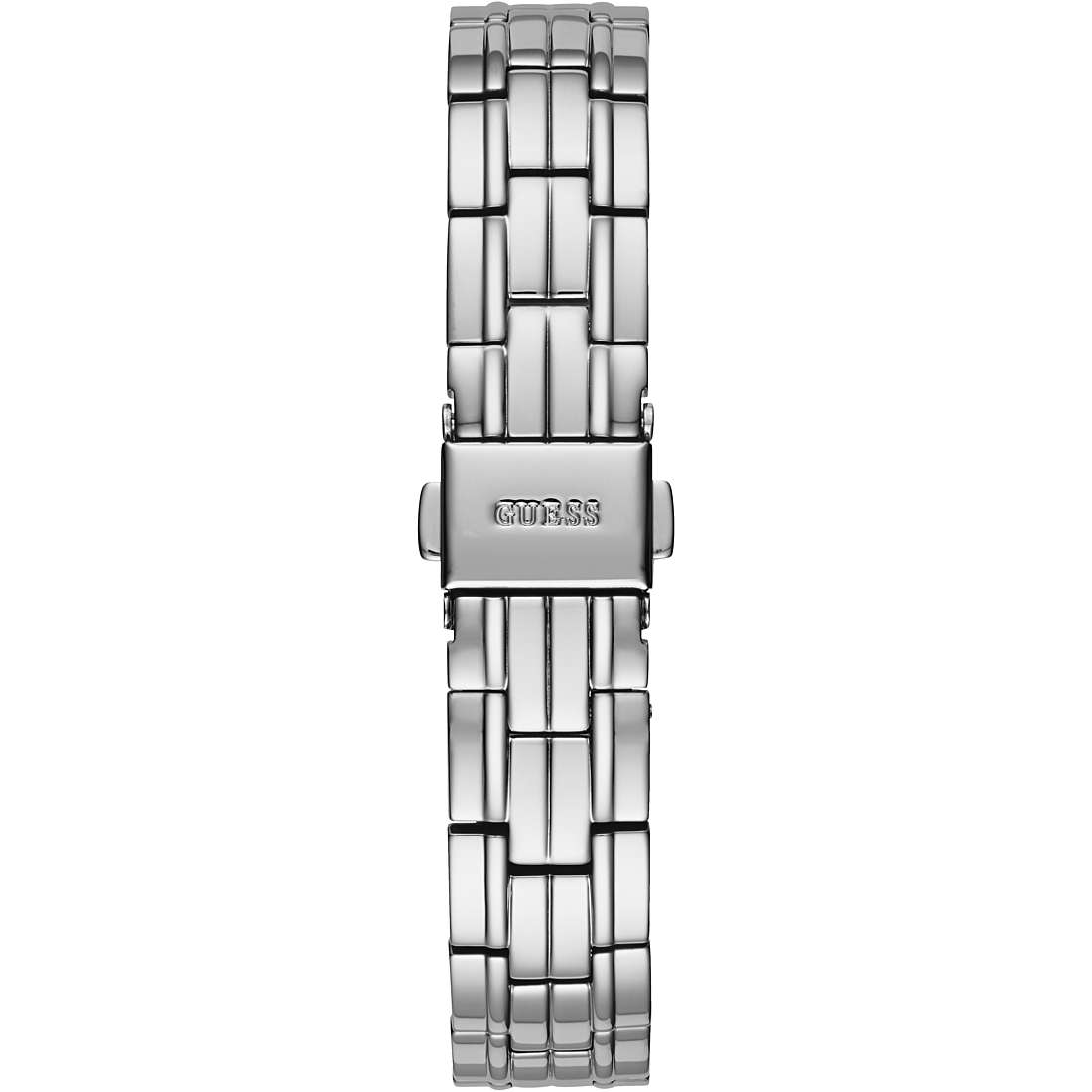 Orologio Donna Guess Quarzo Solo Tempo Acciaio Zirconi Bianchi W1209L1