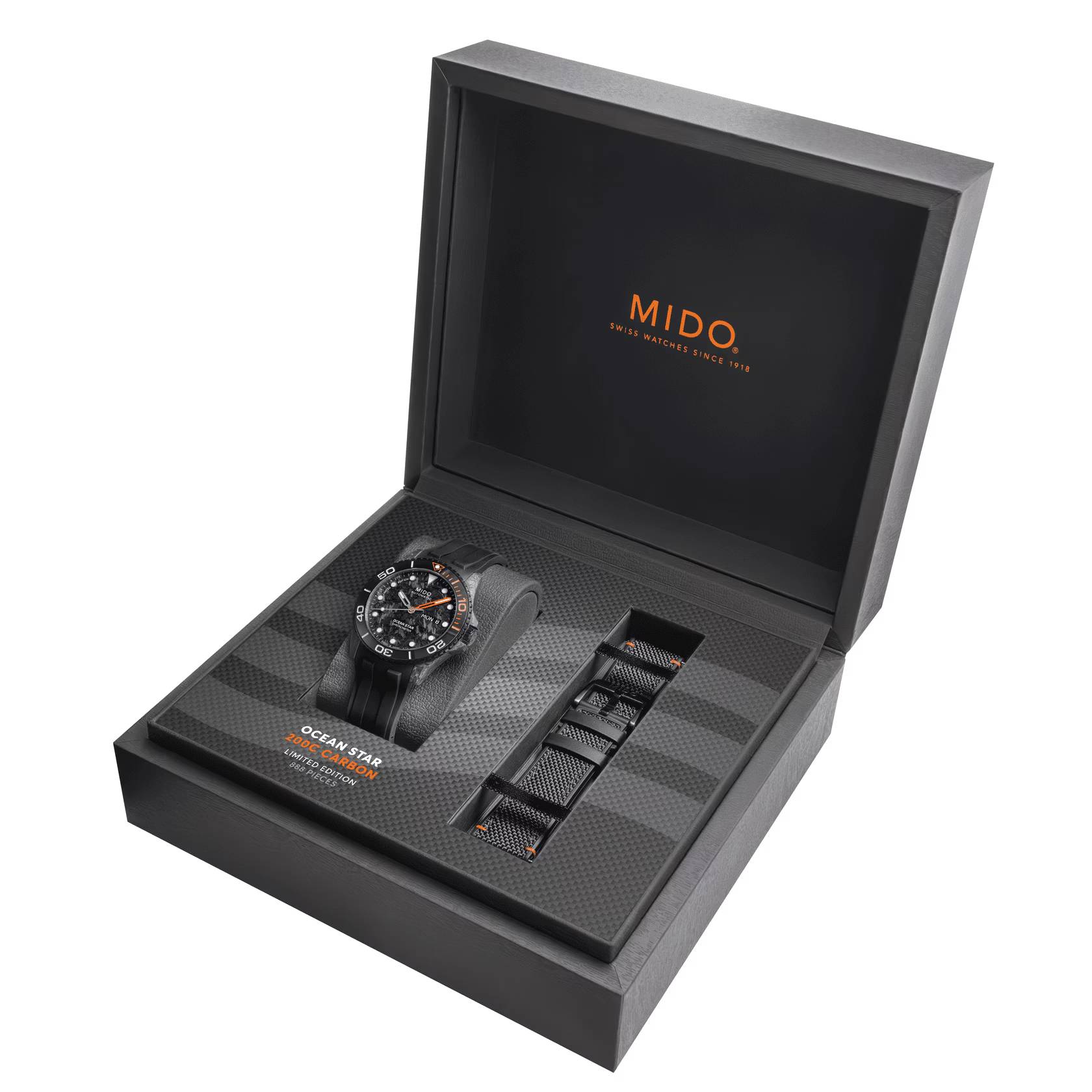 Orologio Uomo Mido Automatico Ocean Star 200C Carbon Edizione Limitata