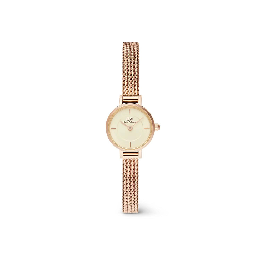 Orologio Donna Daniel Wellington Acciaio Champagne Petit Mini Melrose DW00100741
