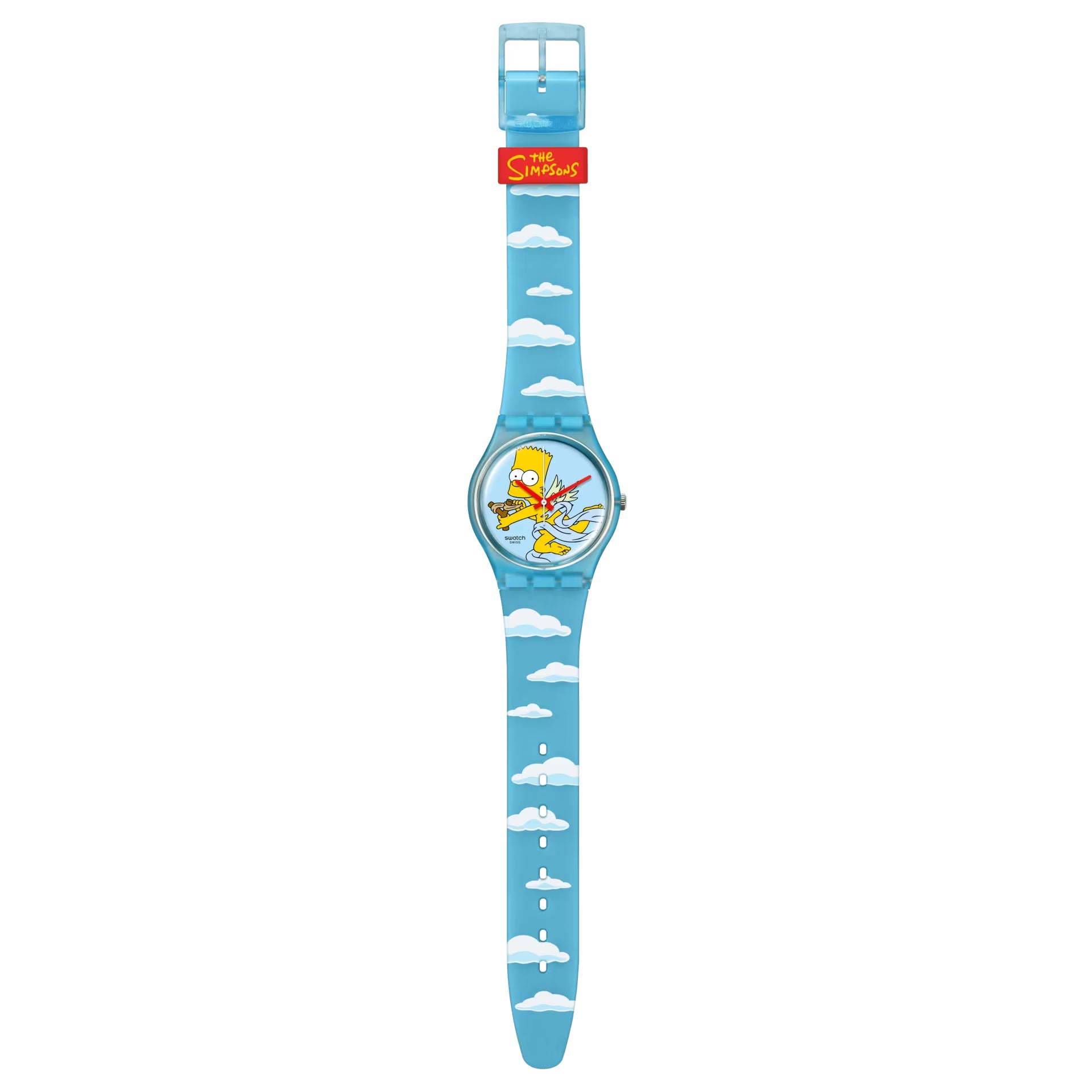 Orologio Unisex Swatch Angel Bart San Valentino Quarzo Azzurro SO28Z115