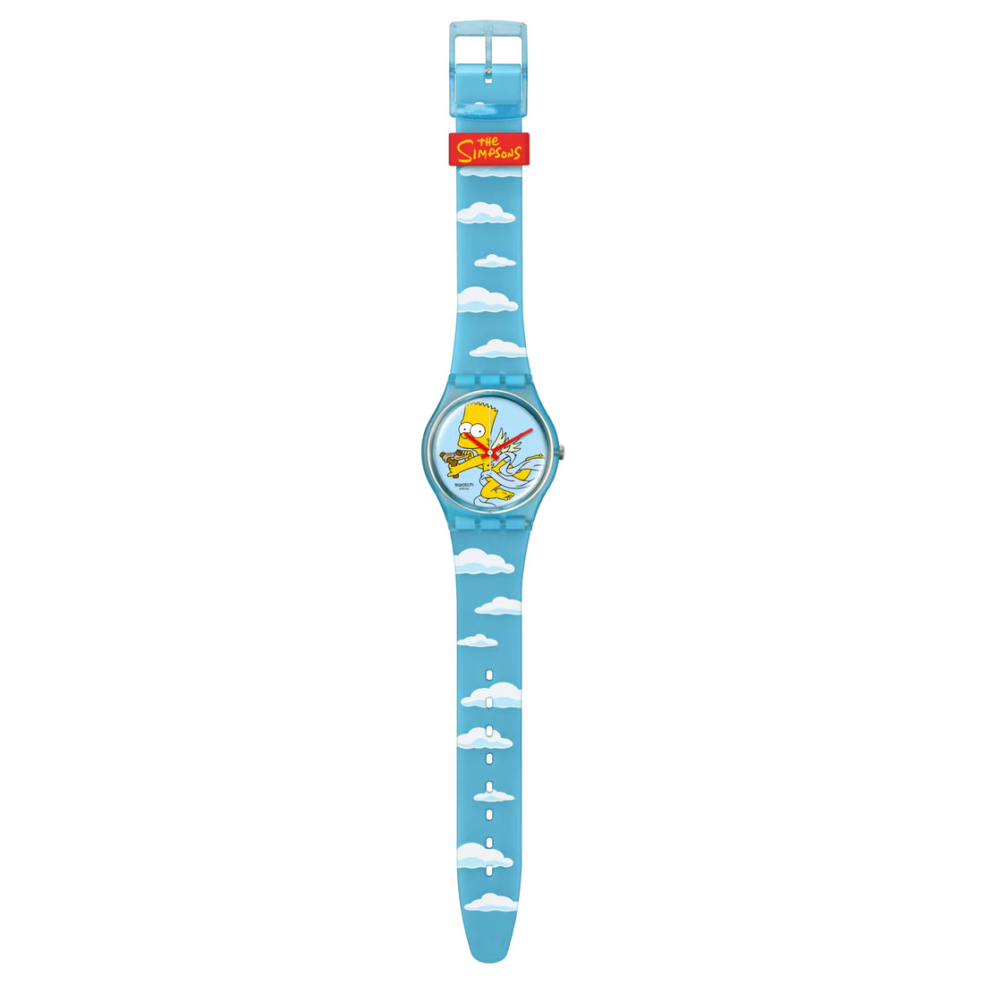 Orologio Unisex Swatch Angel Bart San Valentino Quarzo Azzurro SO28Z115
