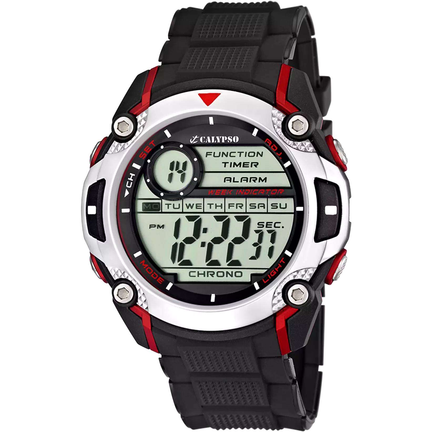 Orologio Uomo Calypso Digitale Nero Rosso K5577/4