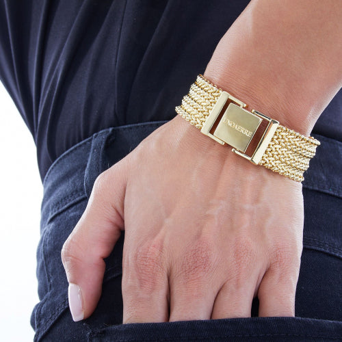Bracciale Donna Unoaerre Bronzo Dorato Chicco Di Riso 513000