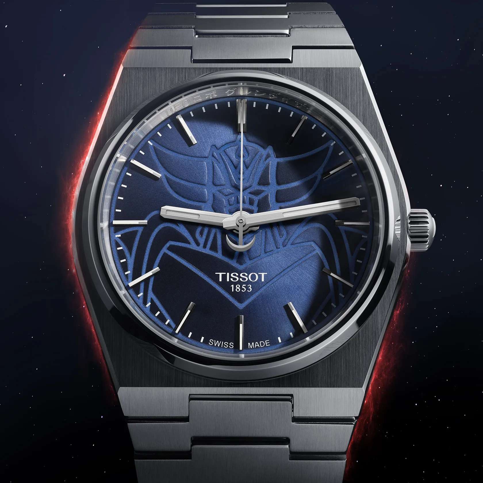 Orologio Uomo Tissot Prx Blu Ufo Robot Edizione Speciale T1374071104102