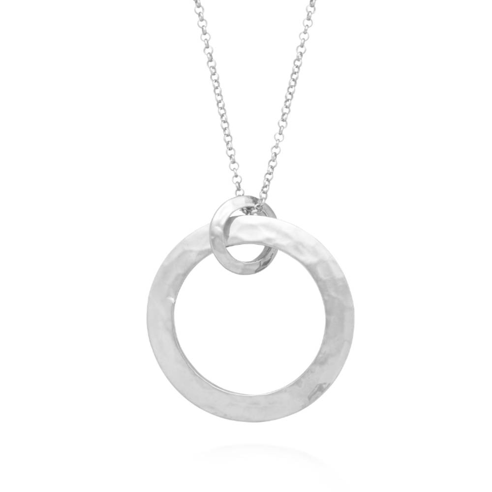 Collana Donna Giovanni Raspini Argento 925 Anelli Blade Lucidi 12094