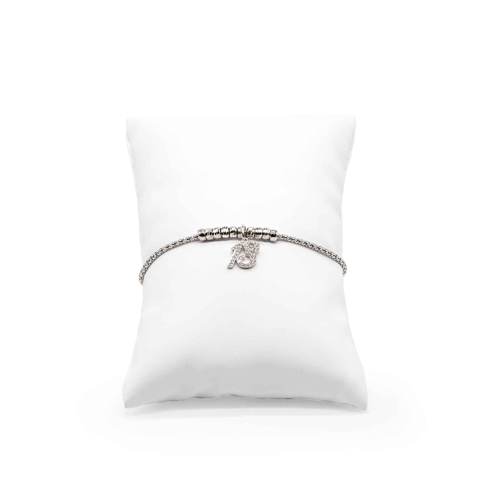 Bracciale Donna Argento 925 con Numero 13 con Zirconi
