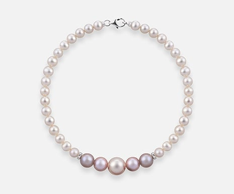 Bracciale Donna Mikiko Oro 18 Kt Perla fresh water 5-5,5 mm