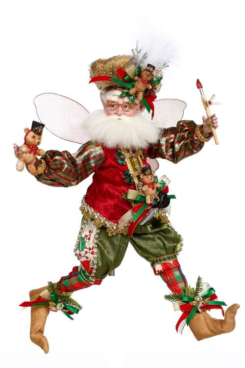 Elfo Toymaker Fairy Natalizio Goodwill Artigianale Pupazzo Scultura Altezza 46 cm MR 51-37956