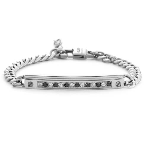 Bracciale Uomo 4US Cesare Paciotti Acciaio Targhetta 4UBR7853