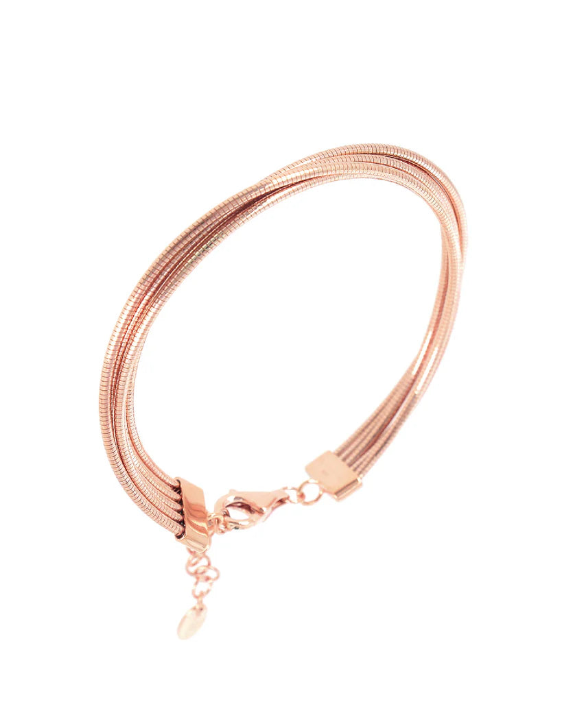 Bracciale Donna Pesavento Argento 925 Rosè DNA Multifilo WDNAB571