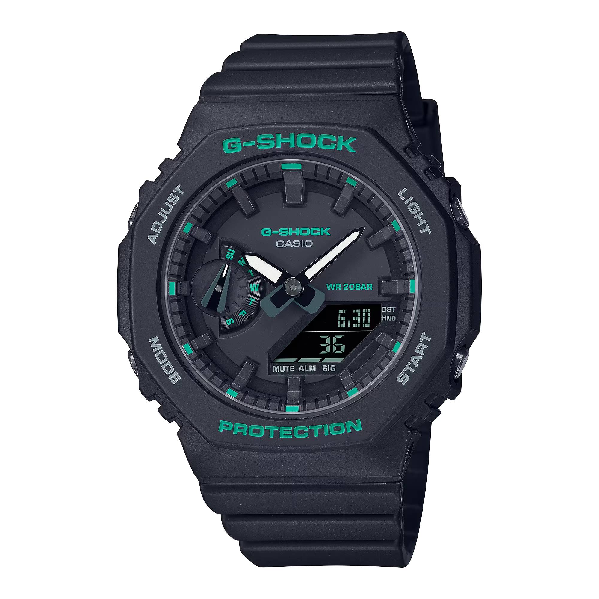 Orologio Uomo Ragazzo Casio G-SHOCK Quarzo Nero Blu Elettrico GMA-S2100GA-1AER