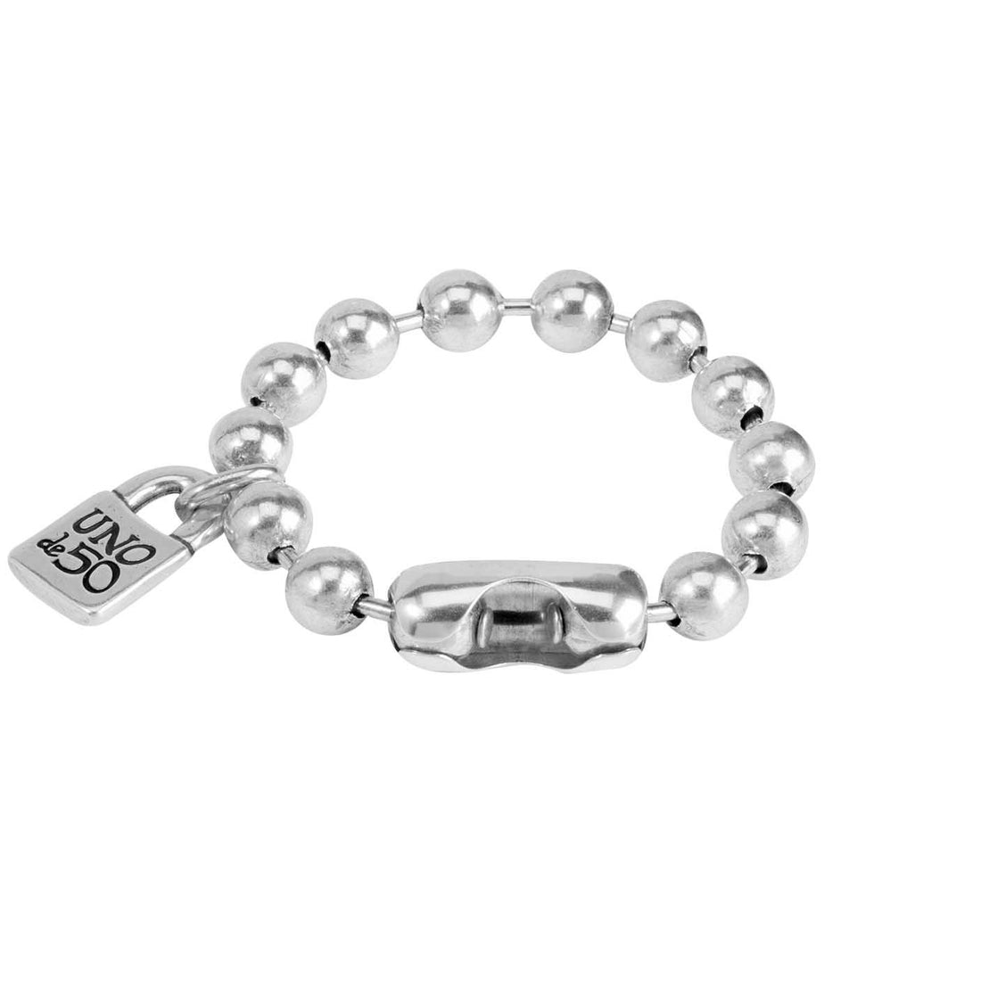 Bracciale Donna Uno De 50 Con Sfere E Lucchetto