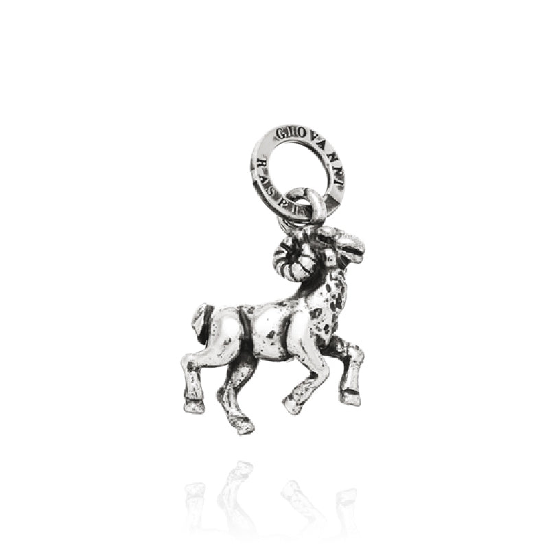 Charm Unisex Giovanni Raspini Argento 925 Segno Zodiacale Ariete Fatto A Mano 08611