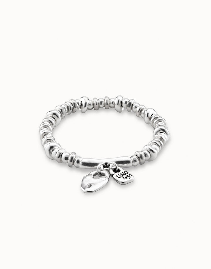 Bracciale Unisex Uno De 50 lucchetto cuore Color Argento PUL1808MTL0000M