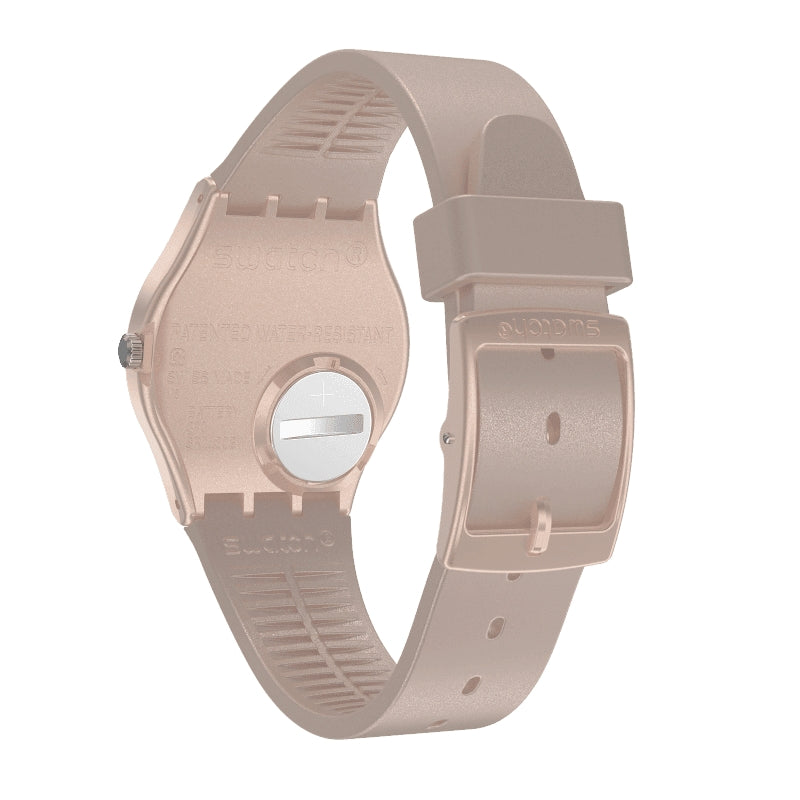 Orologio Donna Swatch Quarzo Solo Tempo Numeri Rosa GP403