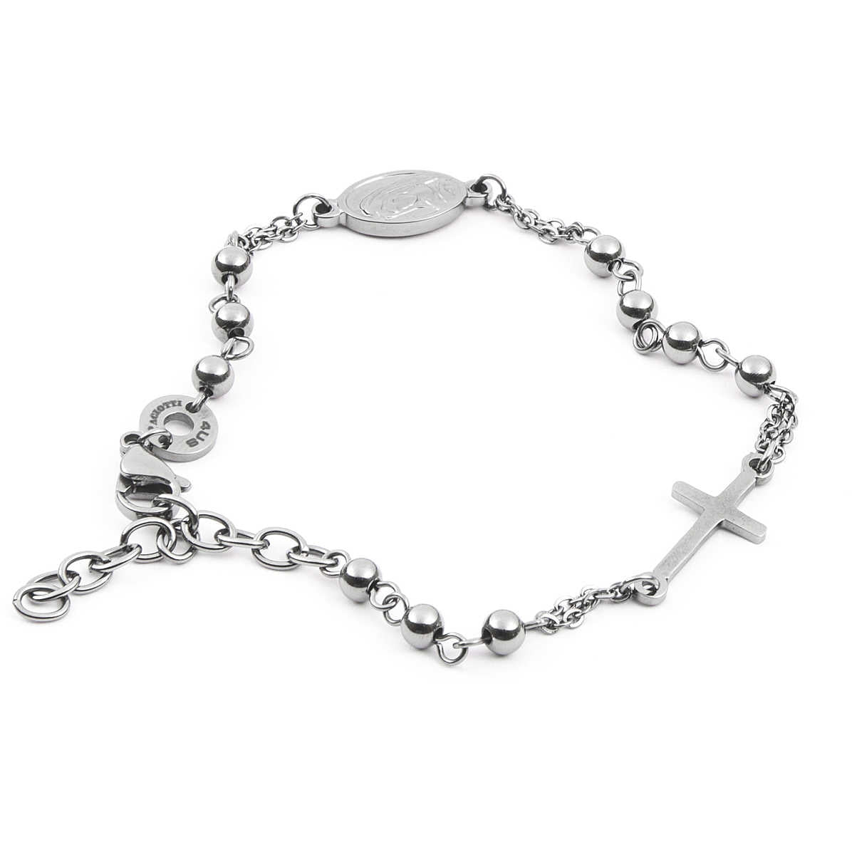 Bracciale Uomo Acciaio 4US Cesare Paciotti Rosario  4UBR4057