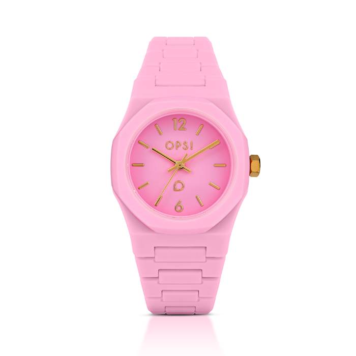 Orologio Donna Ops Mono Plastica Rosa OPSPW-1178-1950