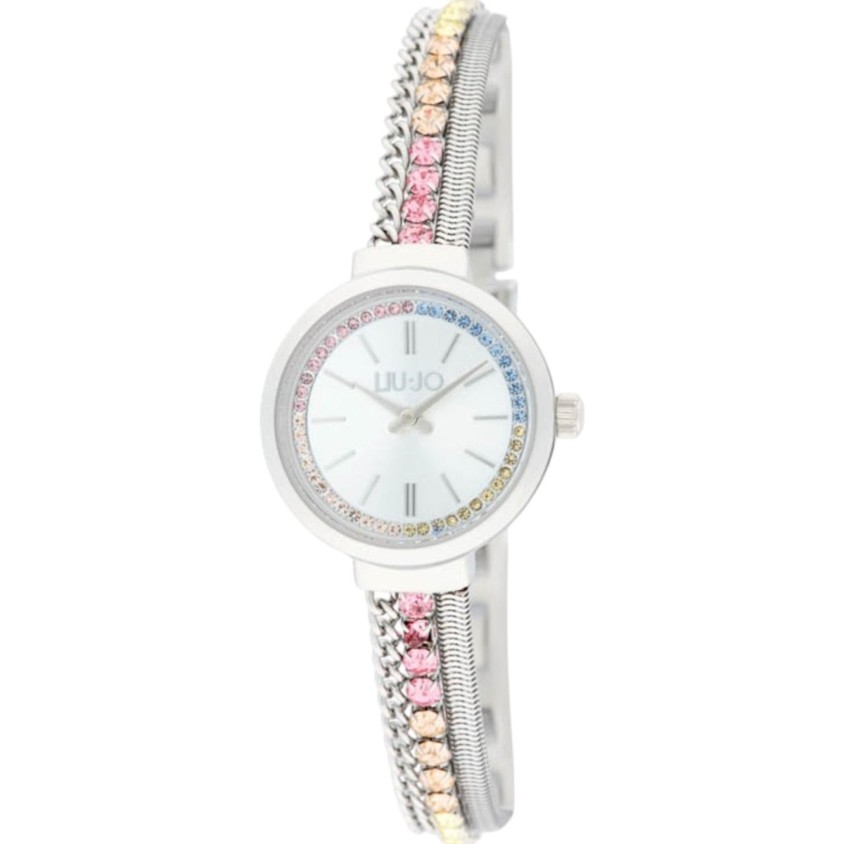 Orologio Donna Liu Jo Acciaio Ensemble Tennis Zirconi multicolor Quarzo TLJ2729