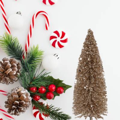 Albero Decostar Oro Altezza 40 cm 827438