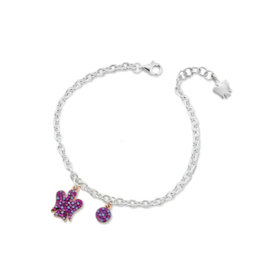 Bracciale Donna Roberto Giannotti Argento 925 Zirconi Colorati Angelo Catena GIA426