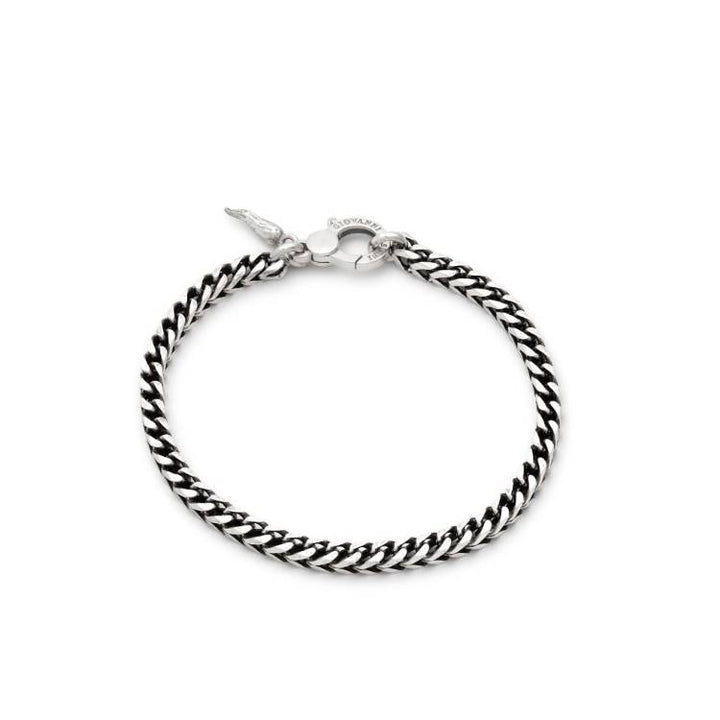 Bracciale Uomo Giovanni Raspini Argento 925 Groumetta Quadra 12582