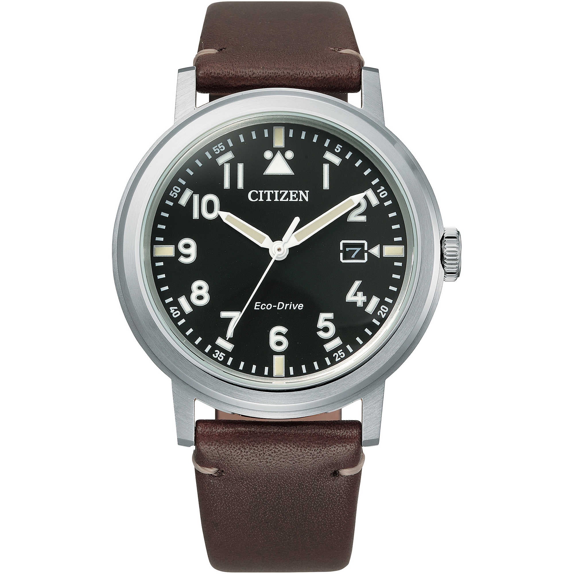 Orologio Uomo Acciaio Citizen Solo Tempo Off 2020 Eco Drive Datario AW1620-21E