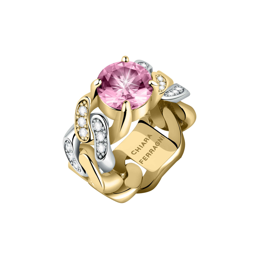 Anello Donna Chiara Ferragni a grumetta con Zirconi bianchi