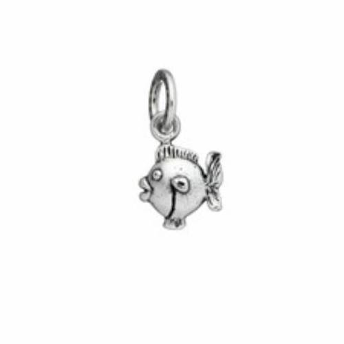 Charm Unisex Giovanni Raspini Argento 925 Ciondolo Pesce Realizzato A Mano 09646