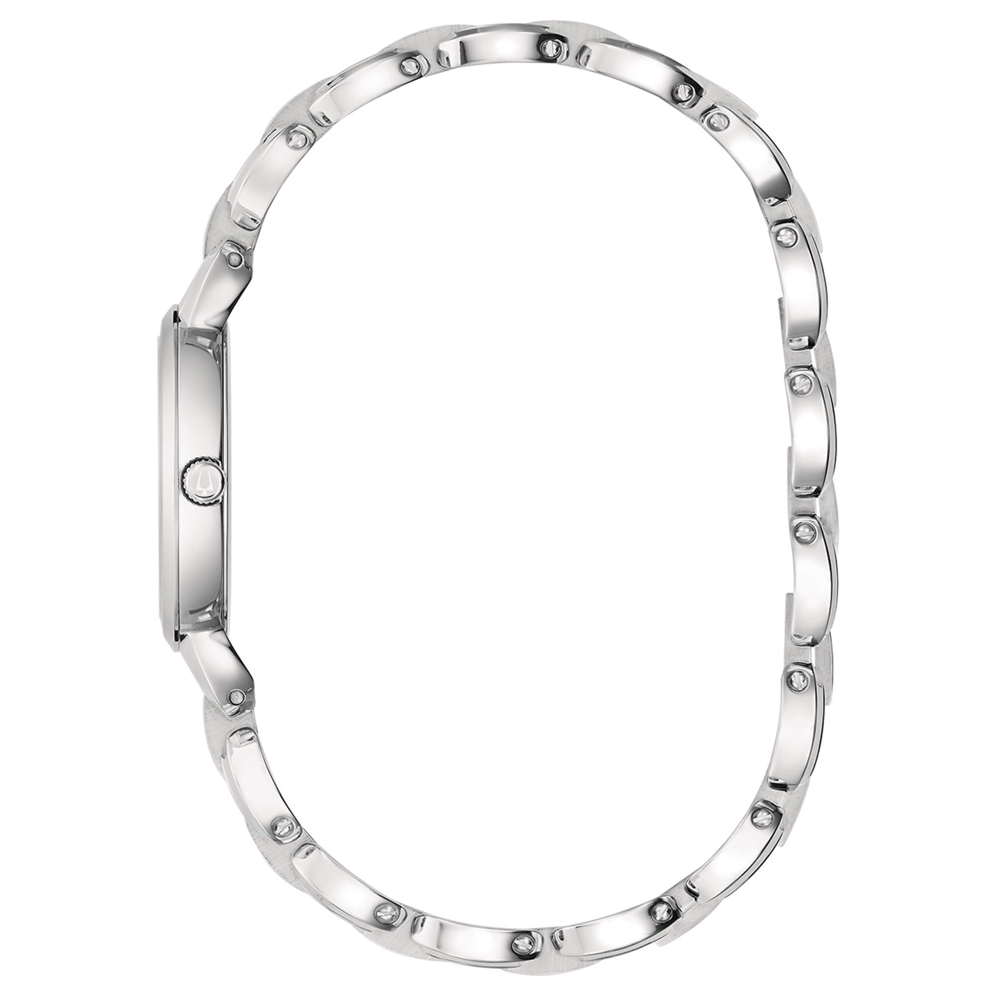 Orologio Donna Bulova Quarzo Solo Tempo Classic lady Madreperla Acciaio Diamanti 96P230