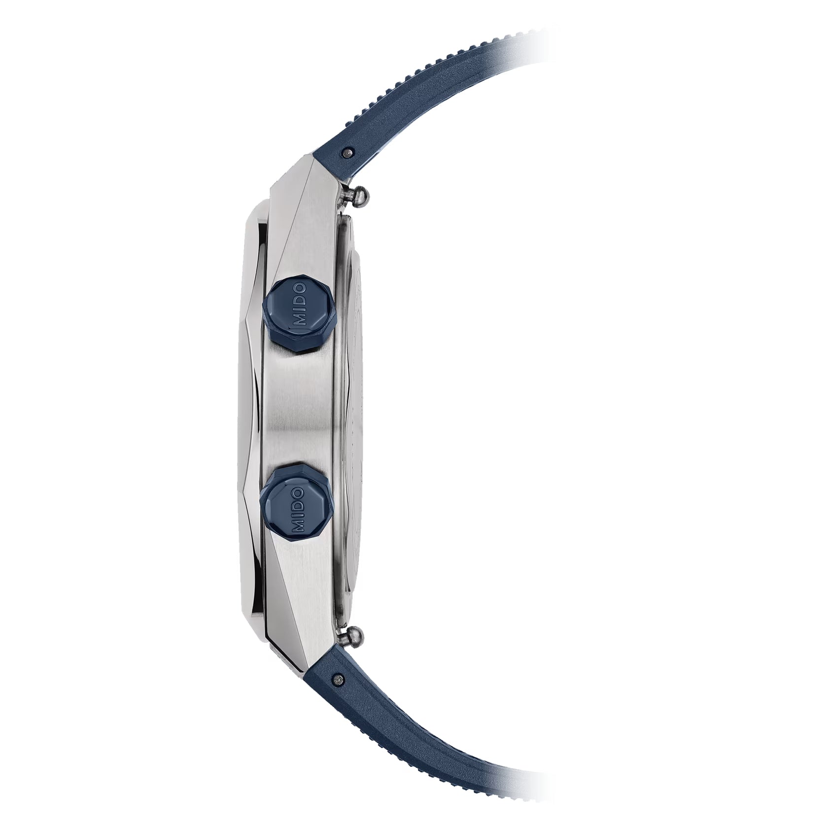 Orologio Uomo Mido Automatico Multifort 8 Due Corone Gomma Blu M0475071704100