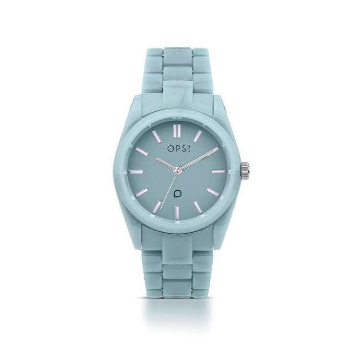 Orologio Donna Ops Vivid Plastica Lucida Azzurro OPSPW-1109