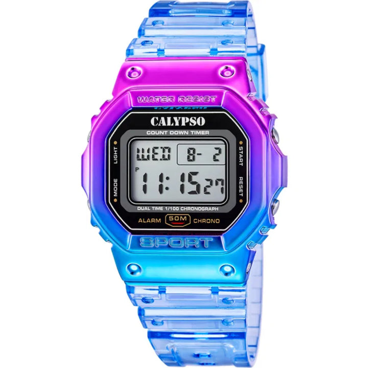 Orologio Bambino Quarzo Solo Tempo Calypso Color Splash K5874/3
